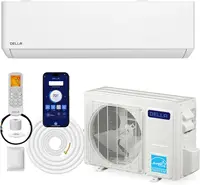 24,000 BTU Wifi Mini Split 208/230V 20 SEER2 Cools Up to 1500 Sq. Ft Inverter Air Conditioner w/2 Ton Pre-Charged Heat Pump 1