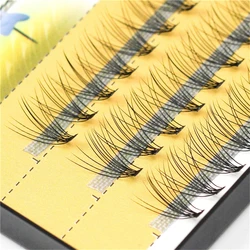 Mink Eyelash Extension Clusters - Natural 10D Volume Lashes, Box of 60 Bunches - 11mm (10D-B)