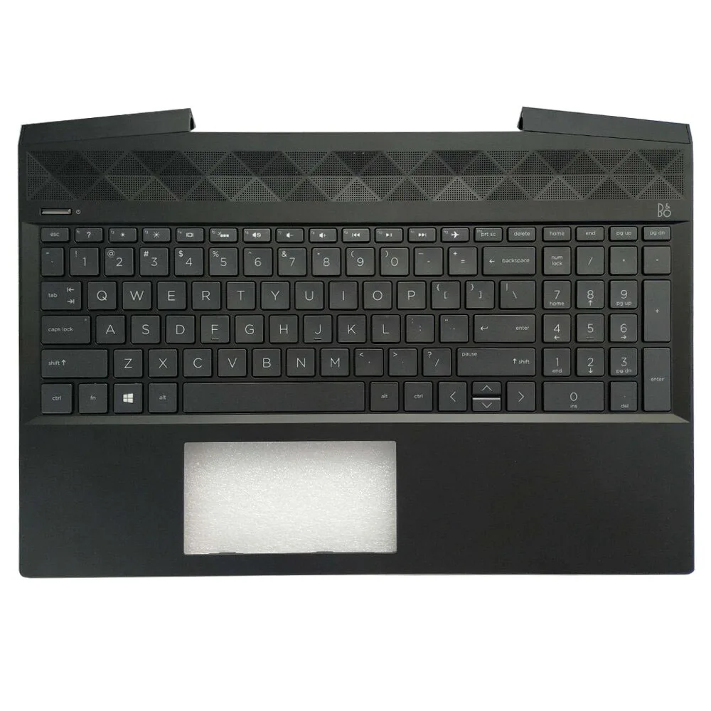 

New US Keyboard For HP Pavilion 15-CX 15-cx0071nr TPN-C133 L12731-001 With Palmrest Upper Cover Case With Backlight