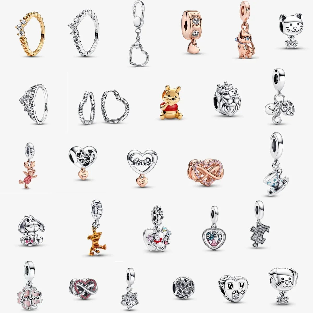 

2022 New 925 Sterling Silver Pendant Beaded Feminine Glamour Jewelry For Original Ring Necklace Luxury Jewelry
