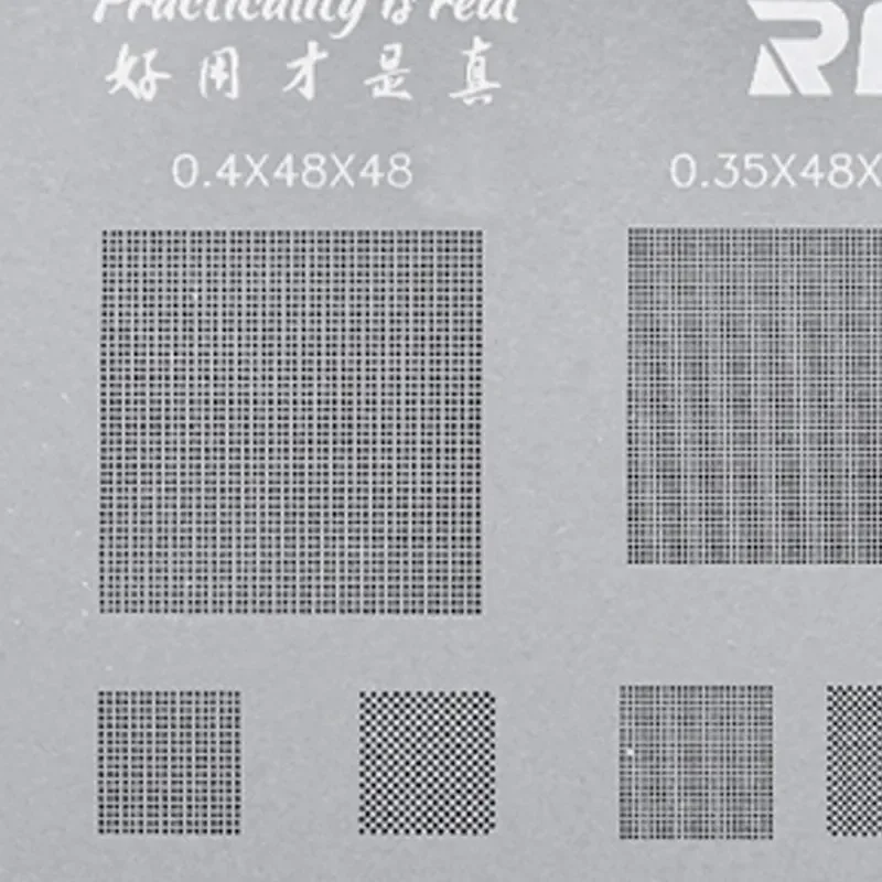 BGA Stencil Multi-Purpose 0.3/0.35/0.4/0.5 Parallel/45 Degree Hole Universal Solder Reballing