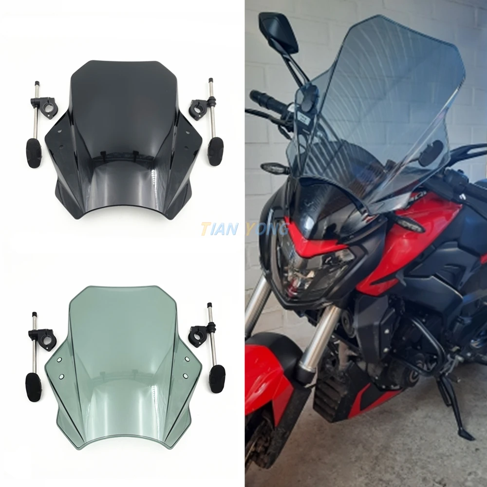 

Motorcycle High Quality For HONDA REBEL CMX300 CMX500 CMX 1100 2017- 2020 2021 Windshield Windscreen Wind Deflectore Smoke Black