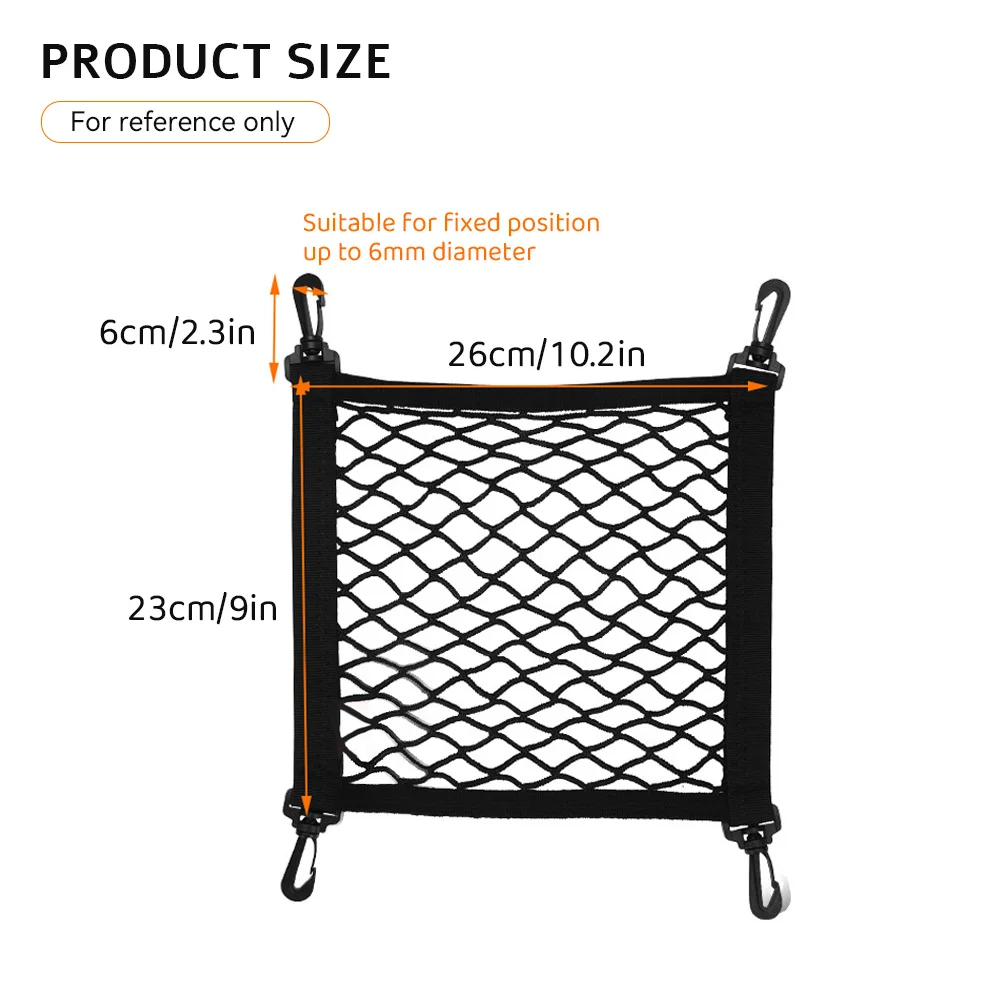 Motorcycle Elastic Bungee Net Holder Motorbike Storage Helmet Trunk Bag Nets Holders Mesh Storage Accessories