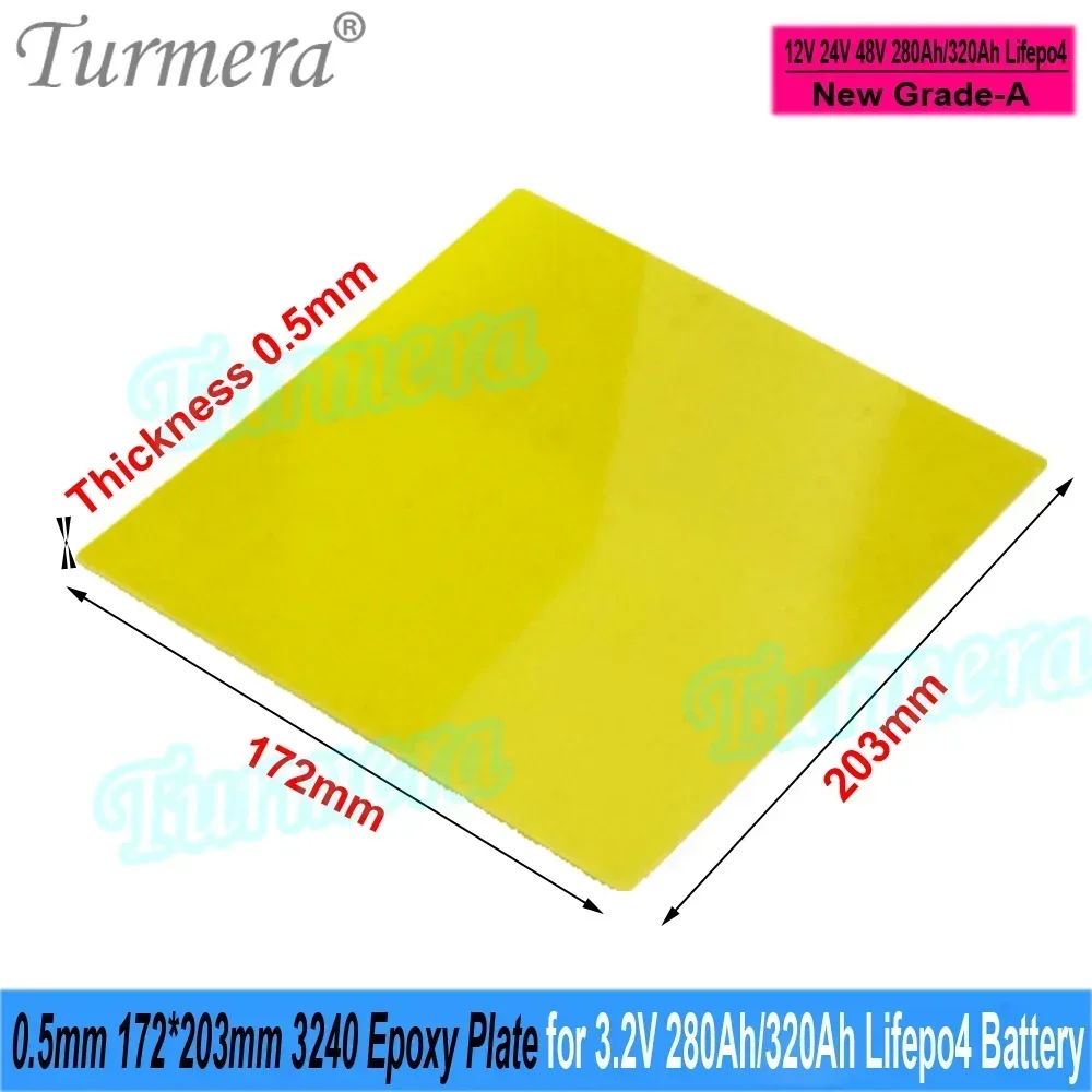 Turmera 12V 48V 3240 Epoxidplatte 203*172mm 174*288mm 200*300mm 0,5mm Dicke Verwendung in 3,2V 280Ah 320Ah 105Ah Lifepo4 Batterie DIY – Detail 22