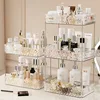 Acrylic Storage Organizer Shelf Of Bathroom Home Kitchen Makeup Skincare Shampoo Lipstick Tabletop Holder Cosmetic Desk Rack 5