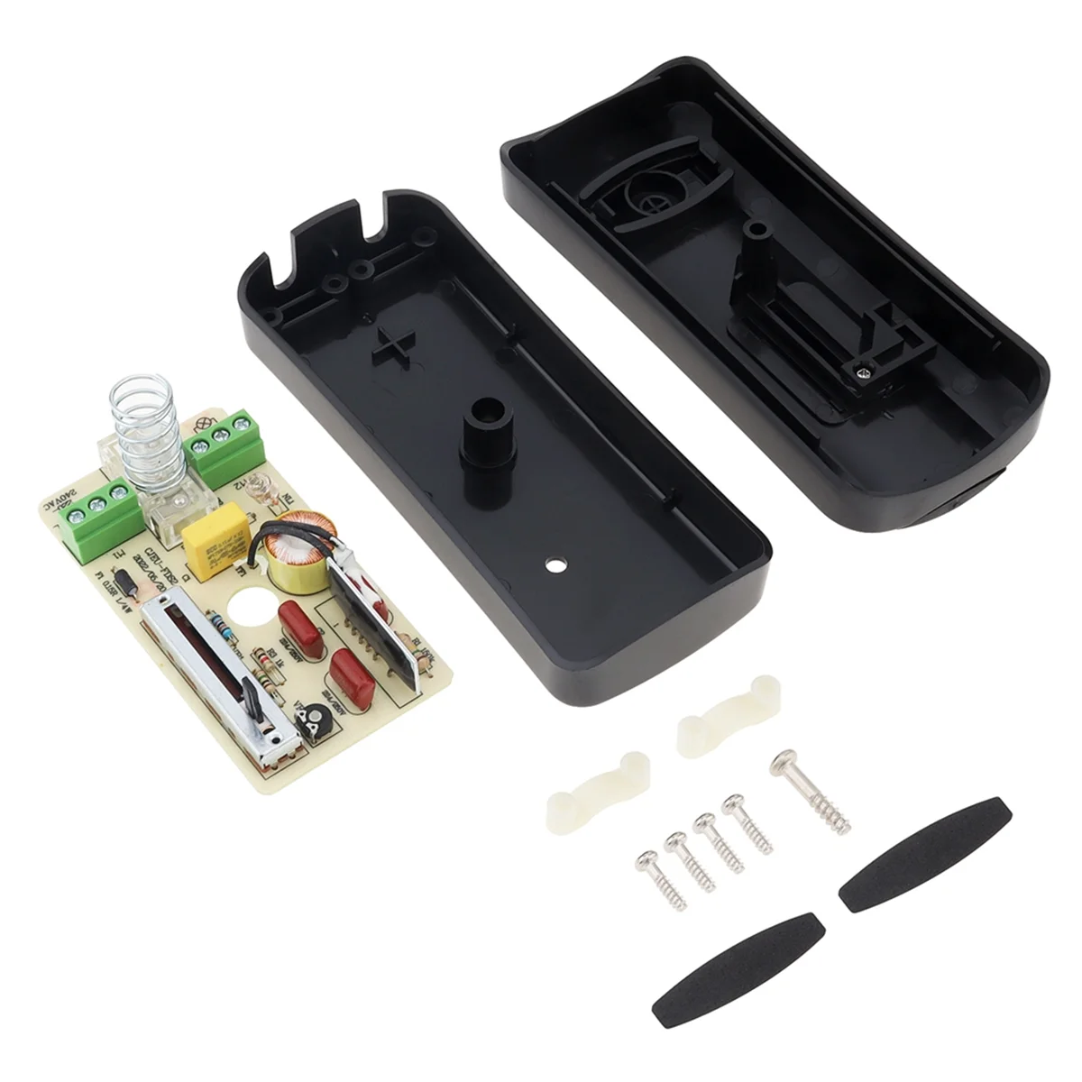 220V Foot Dimmer Switch Foot Operated LED Dimmer Switch Full Range Inline Slide Control for Floor Lamp / LED Lamp