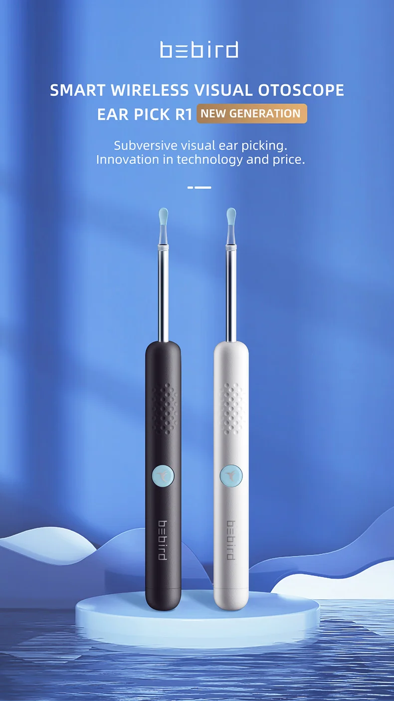 Description Picture 3 of itemBebird R1 Ear Cleaner Minifit Earrings Wax Removal Tool 3M Precision Camera Earpick Otoscope Endoscope Personal Health Care