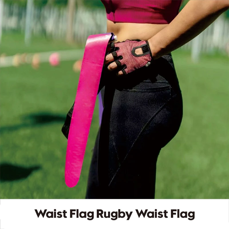 1PC Sports Waist Flag American Rugby Waist Flag Adjustable Competition Training PVC Adult And Child Equipment