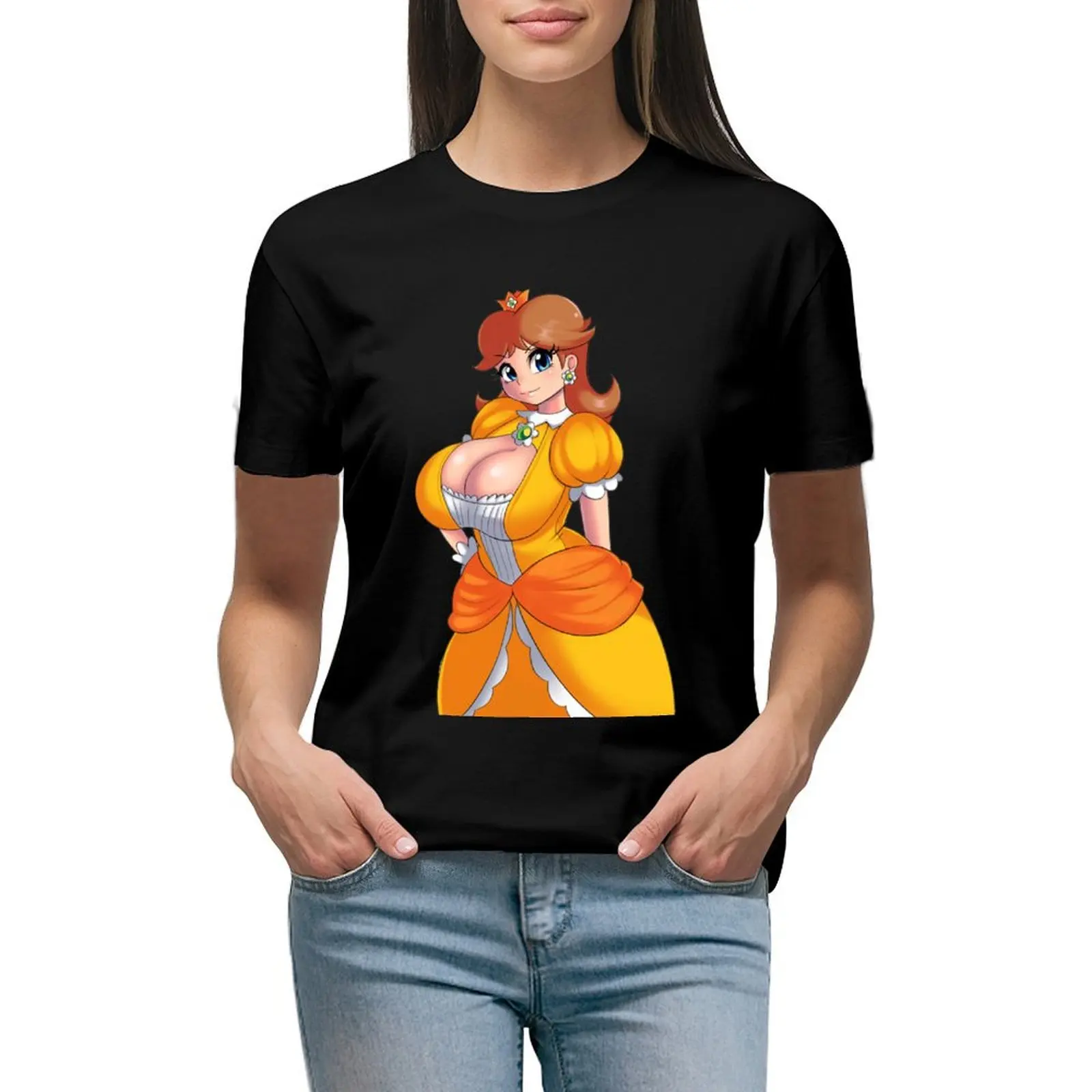 

Princess Daisy - 9 Classic . T-shirt Aesthetic clothing cute tops Female clothing clothes for woman