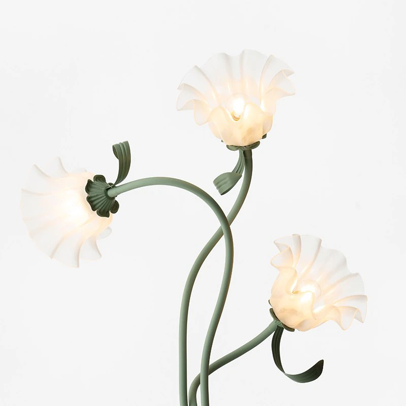Flower Floor Lamp DIY Nordic Light Luxury Home Decor Vertical Lamp Warm