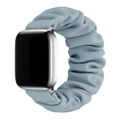 Stylish Fabric Solo Loop Bracelet - 42mm 44mm 45mm 49mm (Blue)