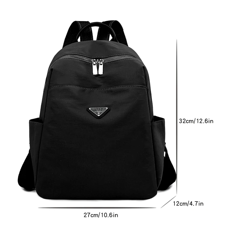 Large capacity adjustable strap Backpack - lightweight, durable, multi pocket design, zipper closure, polyester lining, ideal fo