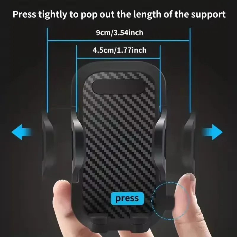 Car Phone Holder Mount Stand with Suction Cup Smartphone Support Bracket for iPhone Xiaomi Huawei Samsung Cell Mobile in Car