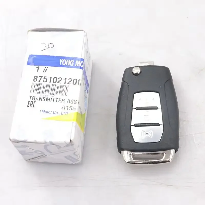 NBJKATO Brand New Genuine Remote Smart Key Assy 8751021200 For Ssangyong Korando OEM Part