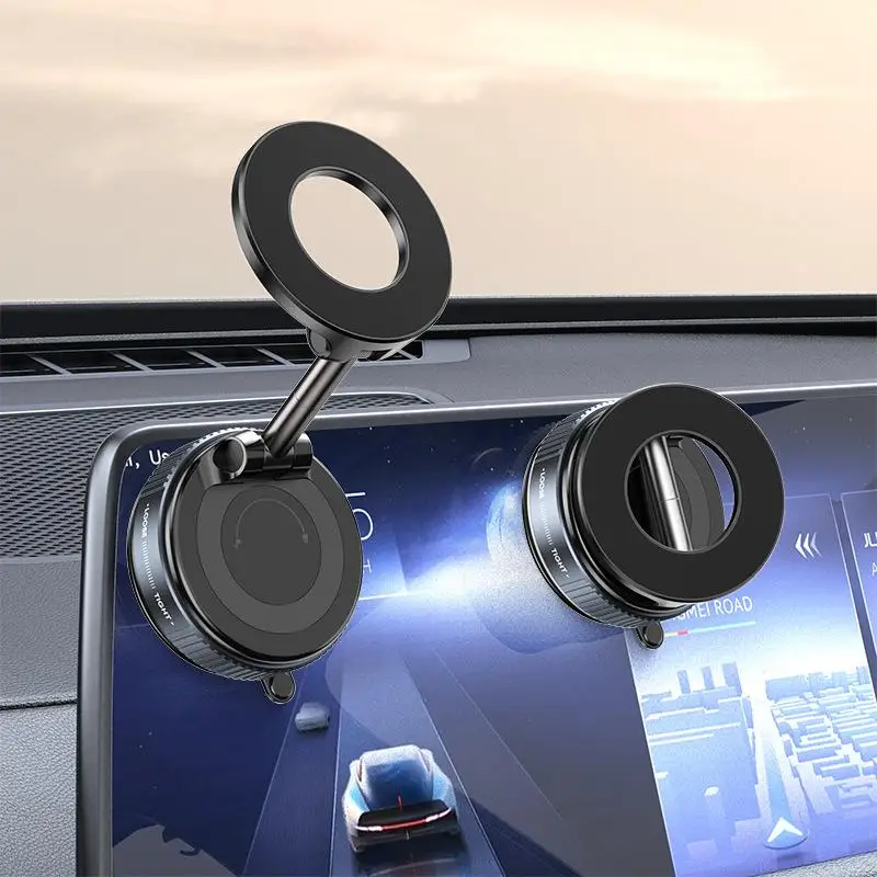 Compact 360° Adjustable Magnetic Phone Holder with Foldable Design