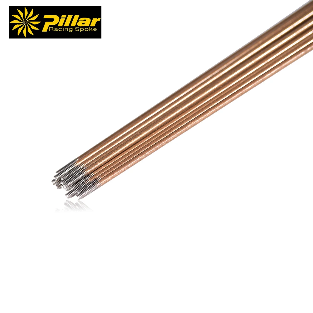 Pillar Spokes SR 14g J bend spokes 258mm 261 mm gold color 12pcs 36pcs