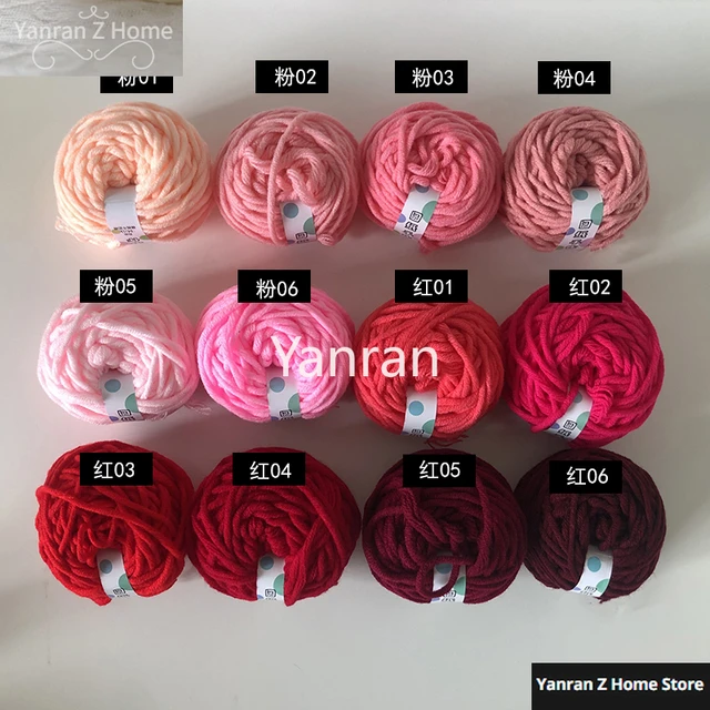 25g Thick Wool Yarn Pink Series 8 Strands Bulk Yarn Hand Woven Medium  Russian Embroidery Material Wrapped Knitting Sweater Scarf - AliExpress