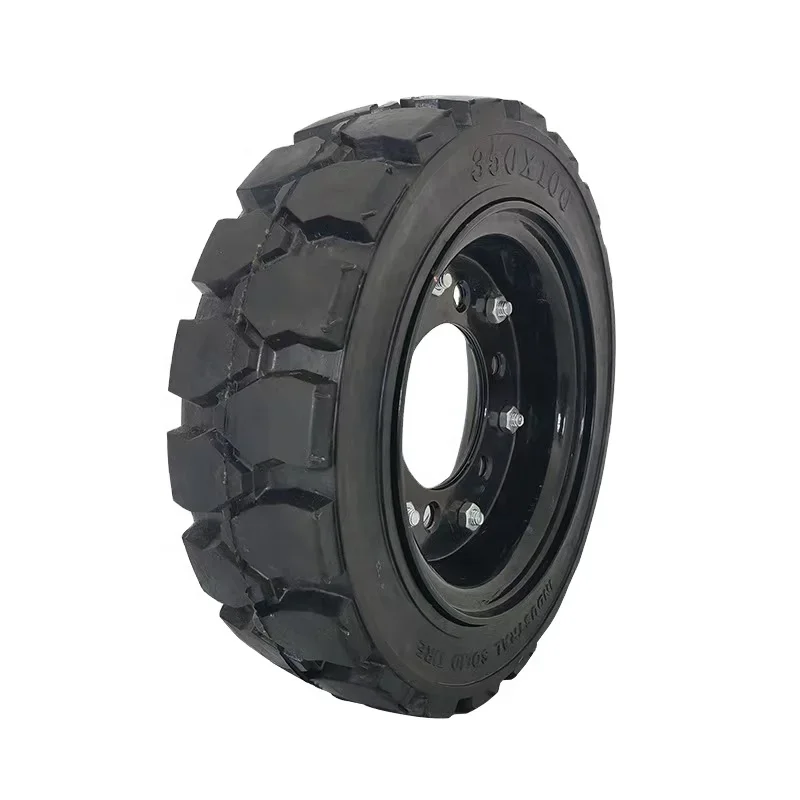 

300 * 100 rubber tire 300 * 100 solid tricycle tire 12 inch rubber tire can be customized
