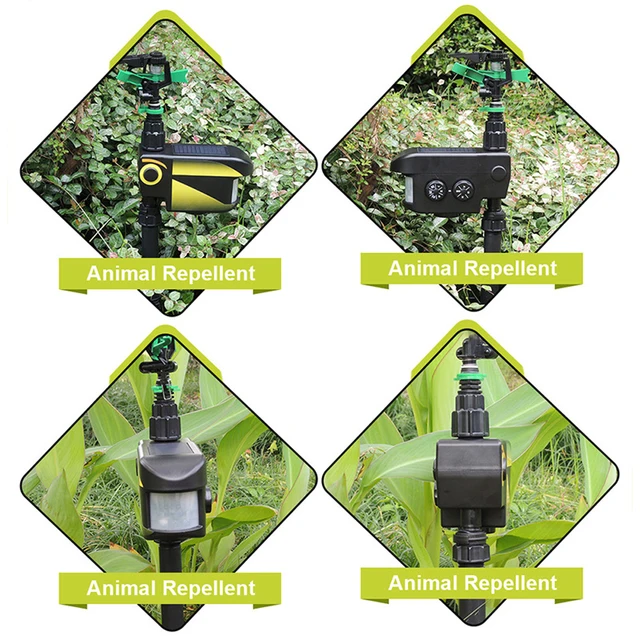 Napenergia Állati Riellel Mozgással Aktivált Relevel Sprinkler Automatikus Forgó Nagy Terület Kerti Elrettentő Tényező A Gazdasághoz - Image 2