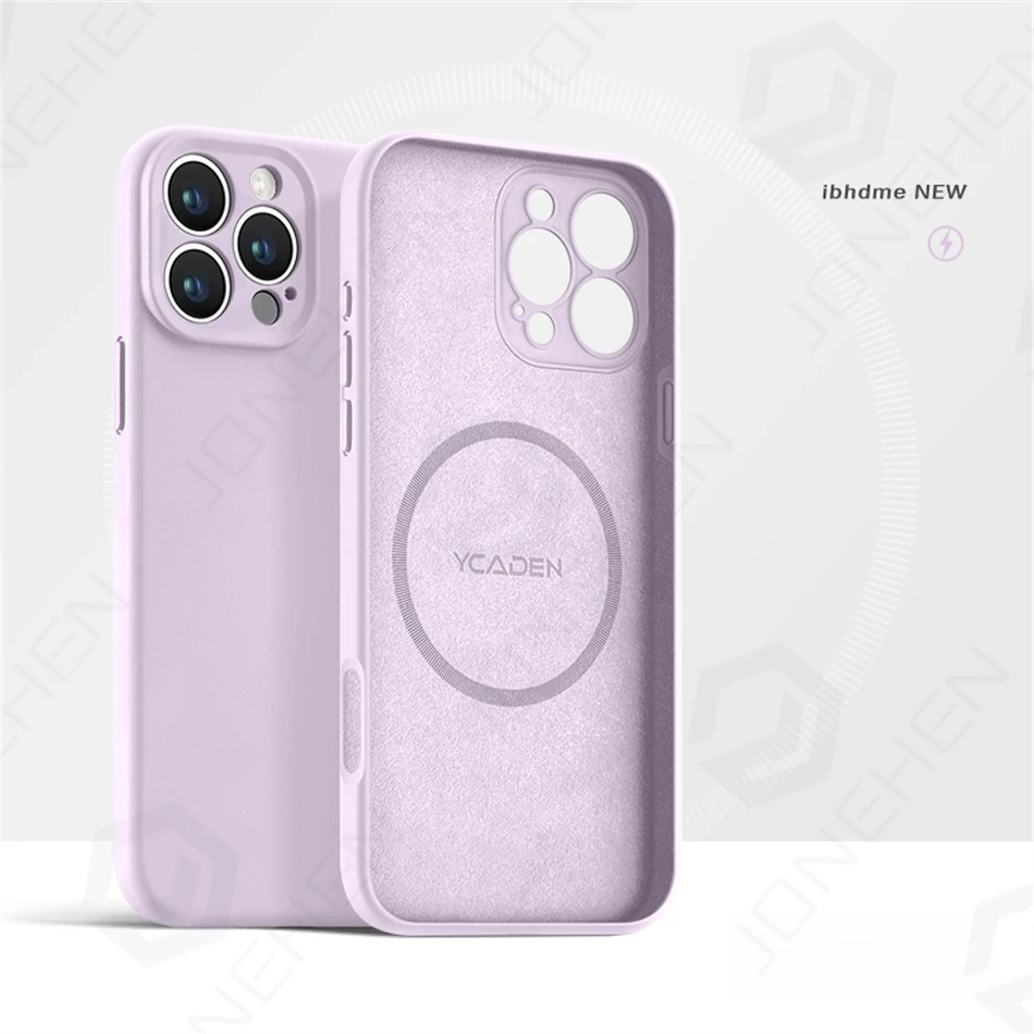 Magsafe Liquid Silicone Shockproof Magnetic Wireless Charging Case