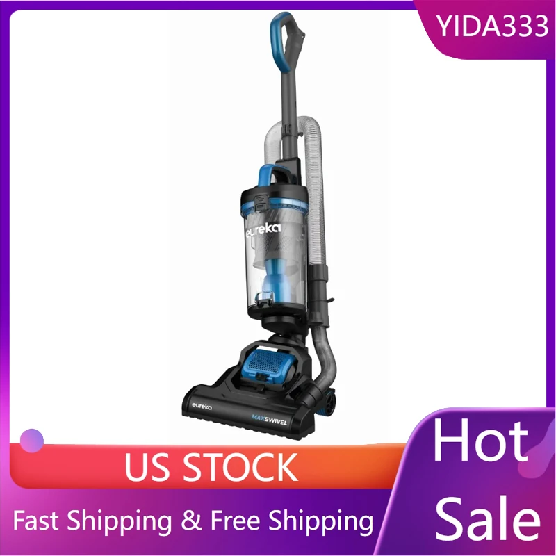 

Eureka Max Swivel Deluxe Upright Multi-Surface Vacuum with No Loss of Suction & Swivel Steering, NEU250