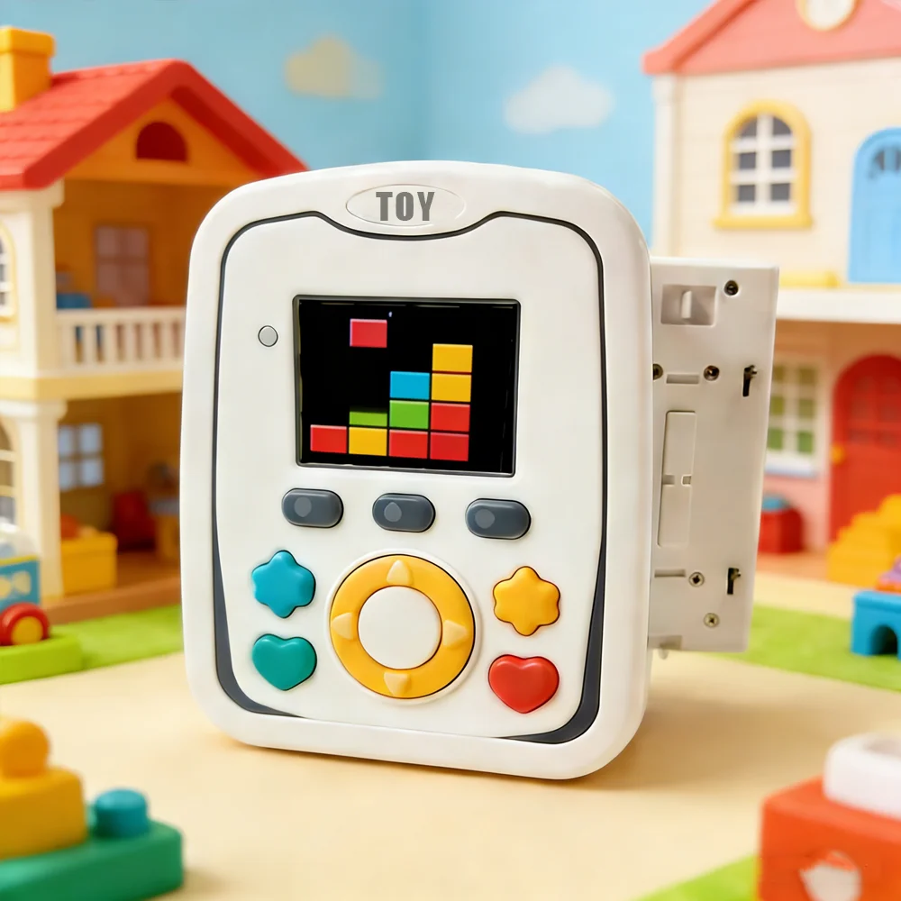 Console di Gioco Portatile Colorata, Giocattolo Coinvolgente per Casa, per Bambini e Adulti, con Gameplay Fluido