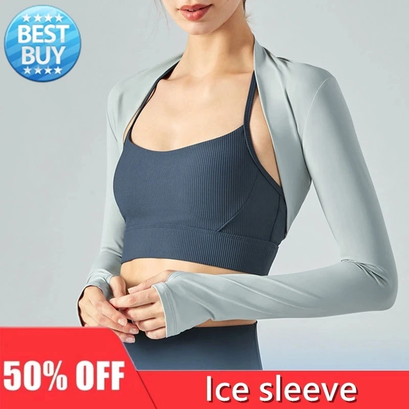 LadiesShawlCuffGlovesGolfShawlSleeveIceSilkSunscreenSleeve