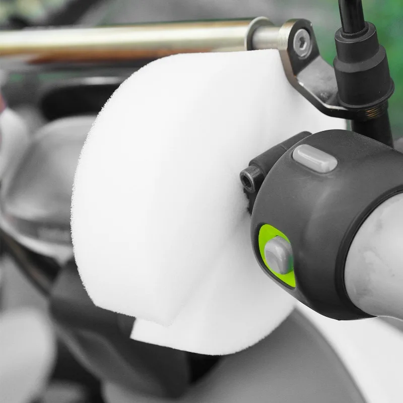 Motorcycle Windproof Cotton Wavy Face Grips Gloves 360-degree No Dead Angle Block Cold Air Thicken High-density Grips Gloves