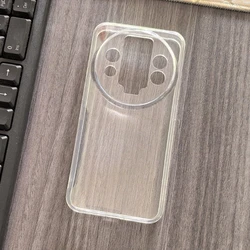 Black Transparent TPU Soft Phone Case - Protective Back Cover Shell for Oukitel WP200 Pro (Clear)