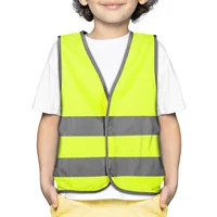 Gilet de sécurité pour enfants, vêtements réfléchissants pour enfants, formation, sport, protection scolaire, extérieur, bandes fluorescentes haute visibilité 6
