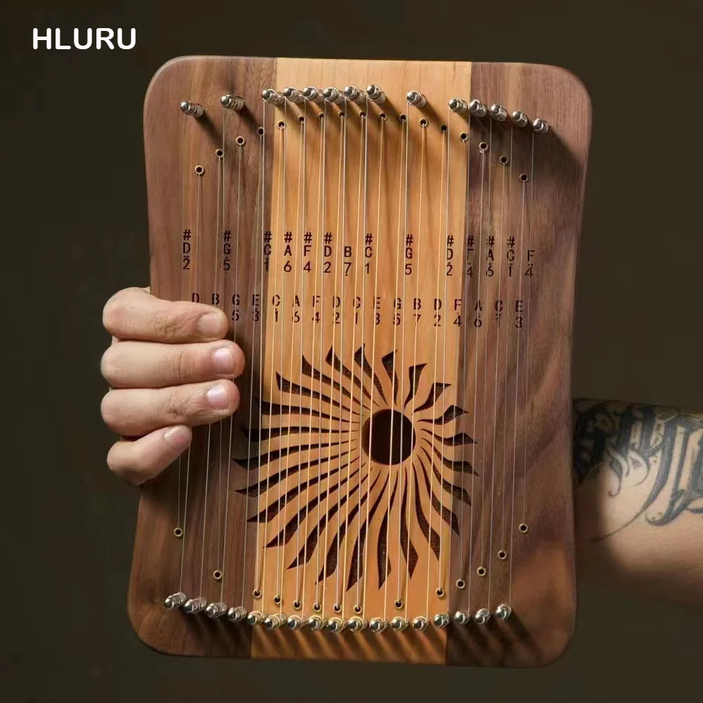 Hluru Lyre 17 31 Strings Fingerplay 31 Strings Harp Lyre Portable Harp 17 Piano Musical Keyboard Instrument
