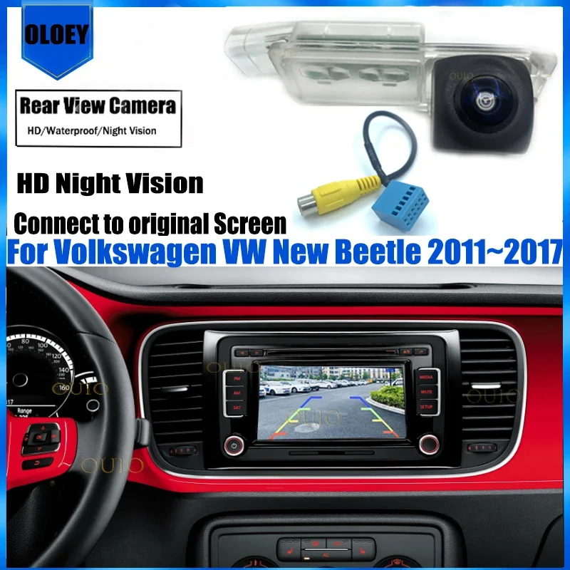 Vw Rear Camera For Volkswagen VW New Beetle 2011 2012 2013 2014 2015 2016 2017 HD Car ...