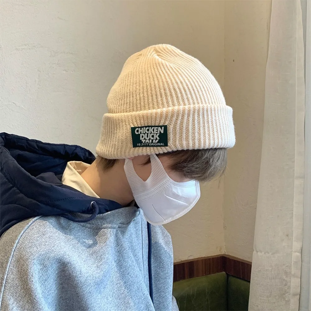 High Quality American Street Style Knitted Hats Warm Unisex Ear Protection Hat Brimless Hat - Image 4
