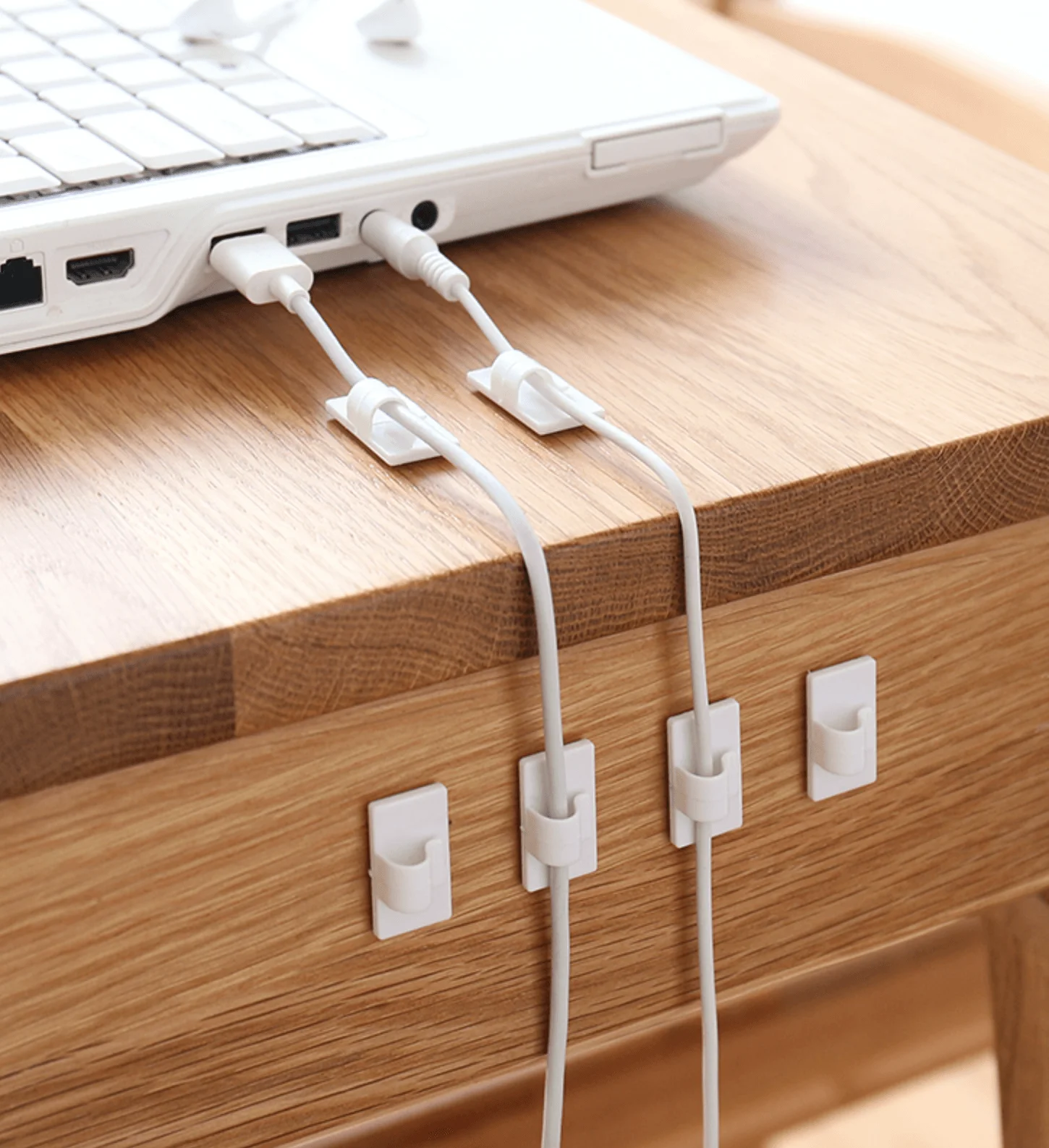 8pcs Creative Pastetype Fixing Clip Wall Fixing Wire Sticker Wire