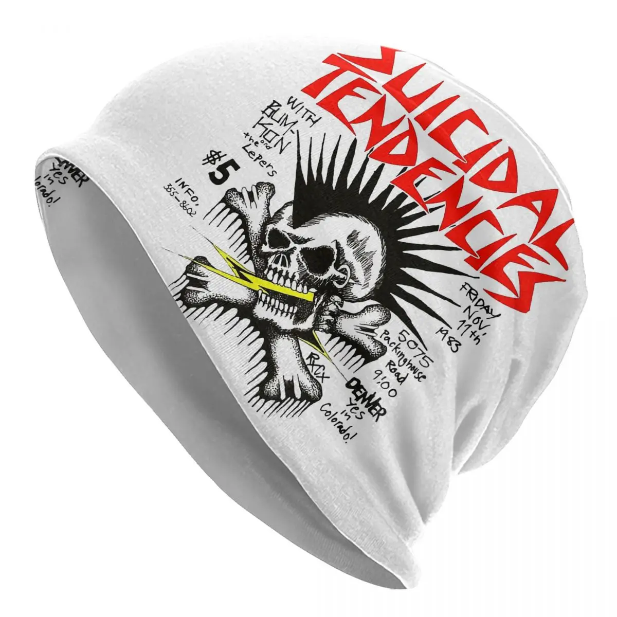 

Classic Vintage Suicidal Tendencies Men and women Knitted Hat Beanies Hat For Men And Women Outdoor Hat