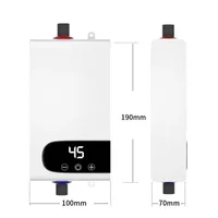 Chauffe-eau instantané 220V5500W, chauffage électrique Portable pour salle de bains, douche d'eau chaude et chauffage de cuisine domestique 4