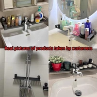 Bathroom Storage Suction Cup Shelves