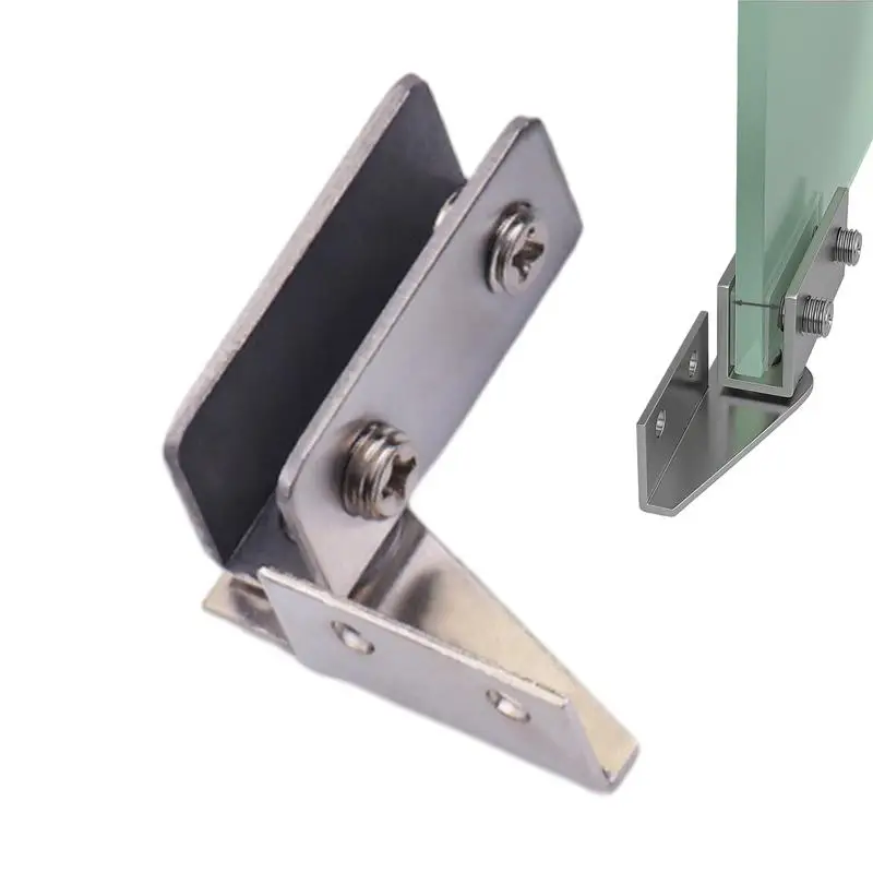 Stainless Steel Glass Clamps Punching-Free Wine Cabinets Glass Door Hinges Frameless Door Hinge glass shelf clamp holder,glass fasteners,stainless steel clips