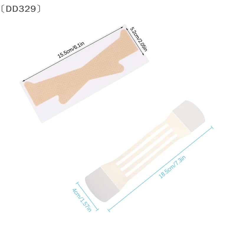 〔DD329〕4/5/10Pcs Neck Lifting Stickers Breathable Waterproof Face Anti Wrinkle Chin Lift Patch Skin Care Invisible Adhesive Tape