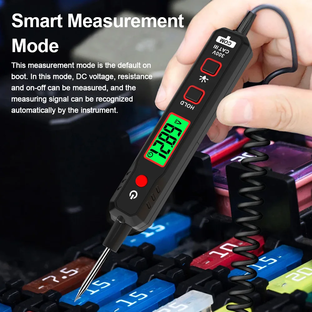 Voltage Detector Tester GVDA DC Voltage Detector Car Multimeter