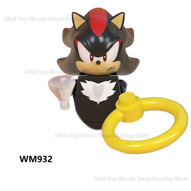 WM6086 WM6087 WM6088 LG1001 Sonics Anime Building blocks Amy Rose Ray Storm Shadow Bricks mini action toy figure Children gifts WM932