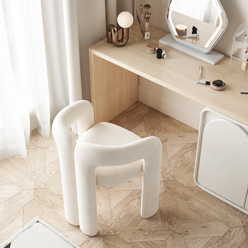 

Modern Velvet Makeup Stool Nordic Design Green Accent Hallway Vanity Chair Chaise Lounge Pouf Meuble Salon Cute Furniture