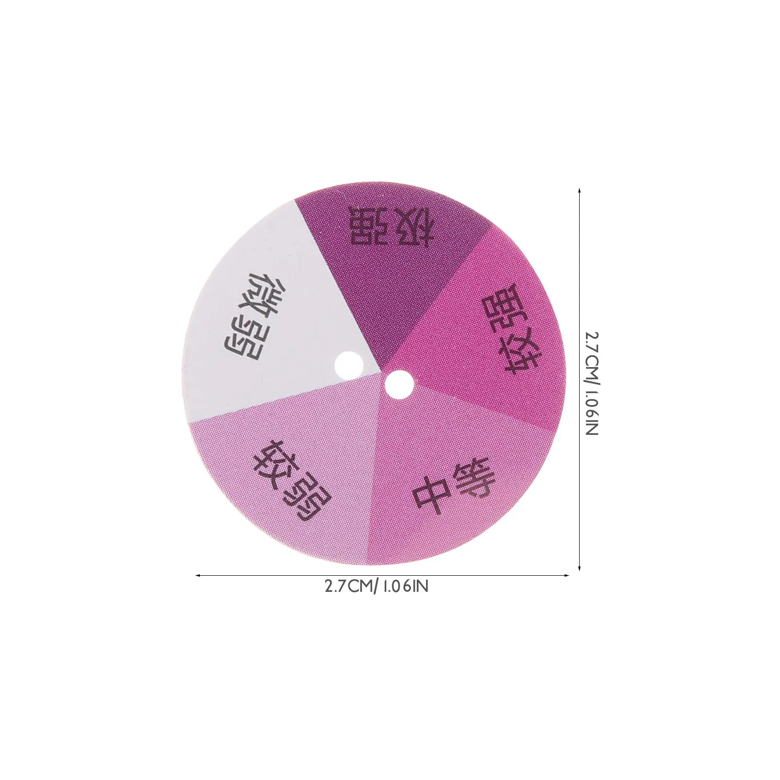20Pcs Uv 테스트 카드 색상 변경 감광성 테스트 카드 자외선 차단제 알림 야외 Uv 감지 테스트 용지