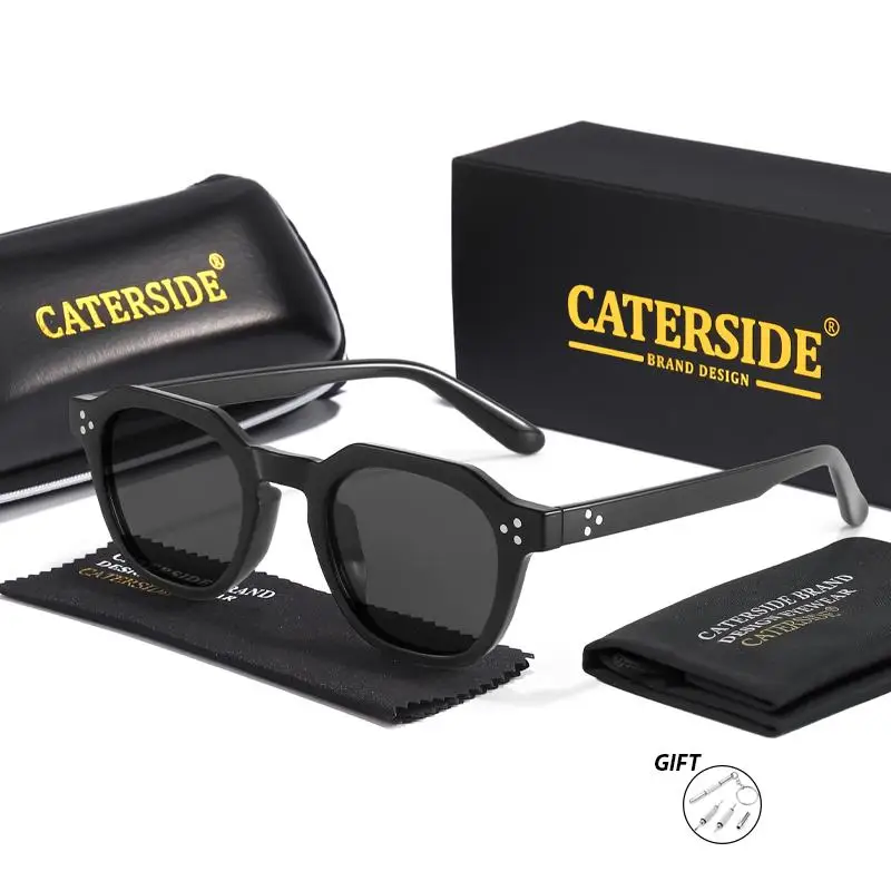 CATERSIDE Retro Herren Optische Sonnenbrille Hochwertige Tr90-Fassung Maßgefertigte Korrektions-Sonnenbrille Damen Outdoor-Reisebrille – Detail 8