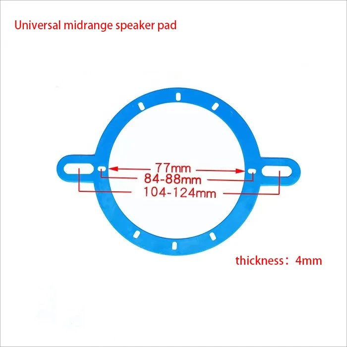 2pcs Universal Car Midrange Speaker Washer 3 Inch 3.5 Inch Car Midrange Audio Speaker Bracket Adapter Ring Pad Mount