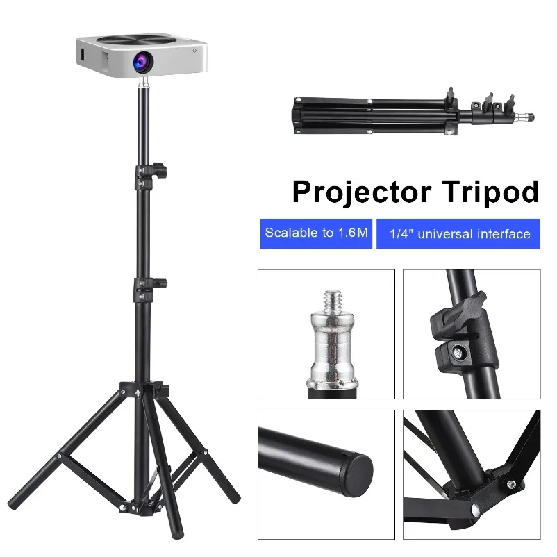 Universal Projector Tripod Aluminum Alloy Bracket for LCD Projector