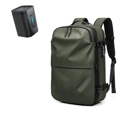Men's Large Capacity Travel and Business Backpack - Versatile and Expandable for Hiking and Everyday Use (Pumps)