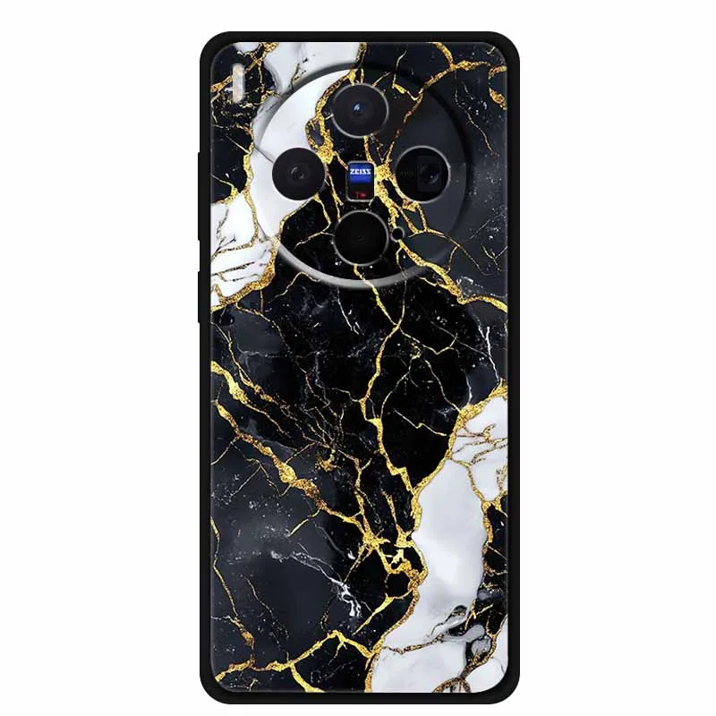 Black TPU Soft Silicone Phone Case  - Fashionable Anime Design with Protective Bumper