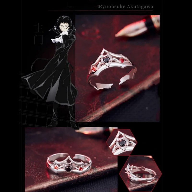 Anime Bungo Stray Dogs Cosplay Nakajima Atsushi Osamu Ring
