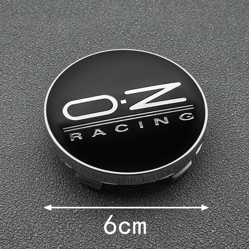 4pcs 56mm+60mm OZ Racing Car Emblem Wheel Hub Center Cap Badge Covers Sticker Auto Styling Decoration Decals Accessories wheel hub covers wheel hub caps